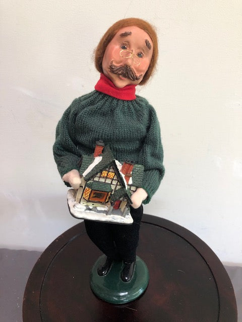 Man with House