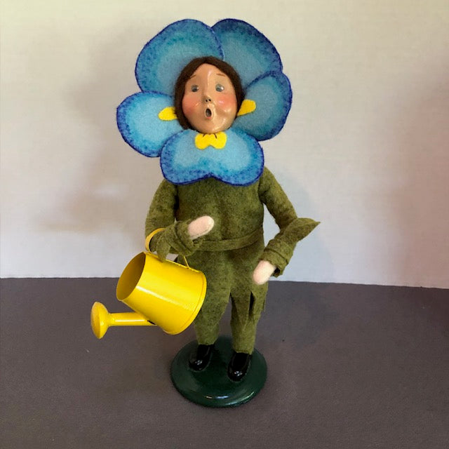 Redressed Blue Flower Girl with Watering Can