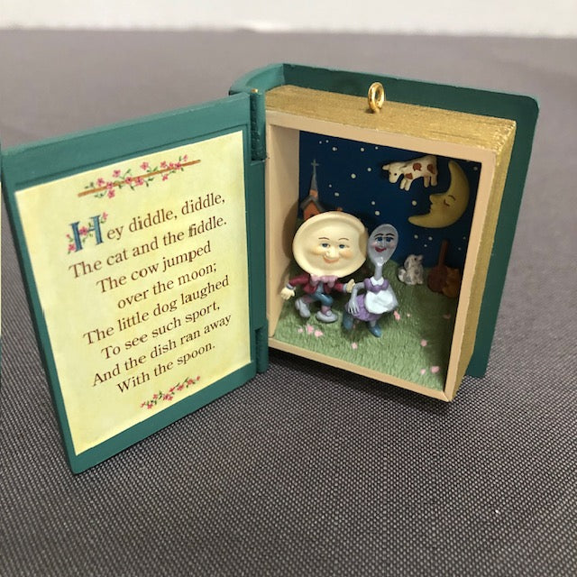 Mother Goose Book with Dish & Spoon Scene