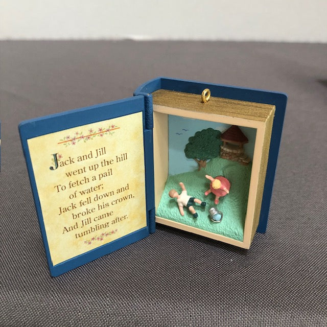 Mother Goose Book with Jack & Jill Scene