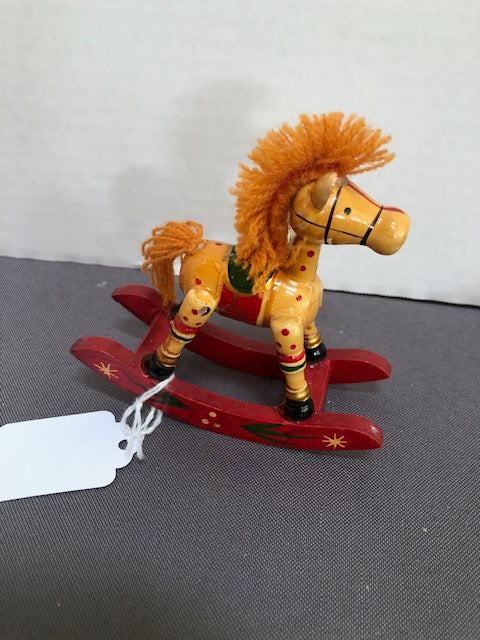 Brown Rocking Horse