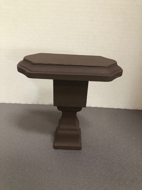 Brown Pedestal