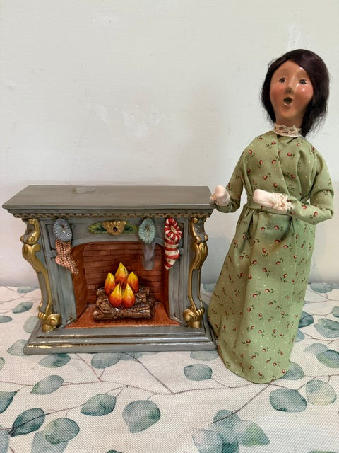 Ceramic Christmas Fireplace