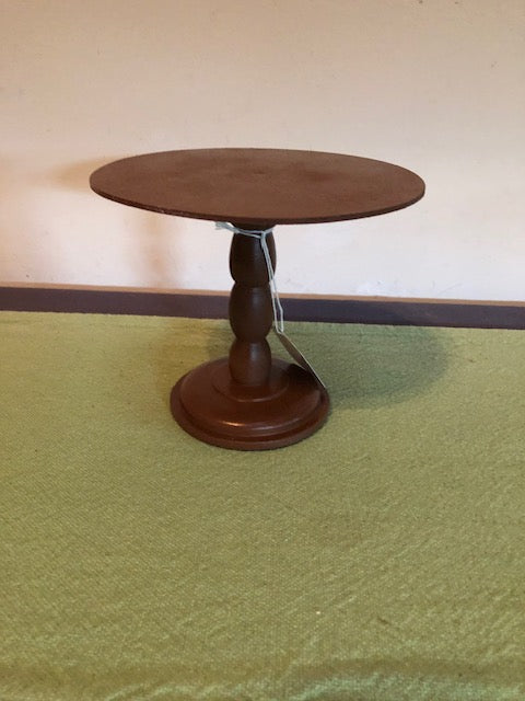 Brown Round Table (no cloth)