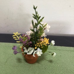 Mixed Flowers in Mini TC Pot