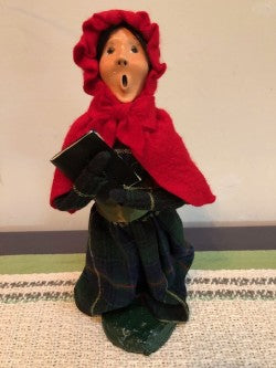 Bumpy Base Woman in Red and Plaid