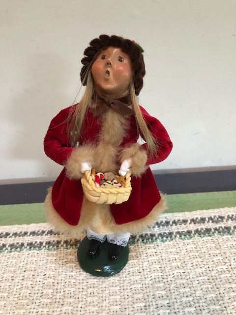 Girl with Goodie Basket