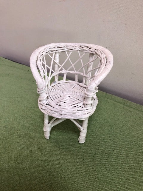 White Wicker Chair