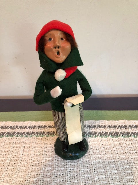 Bumpy Base Boy in Green and B&W checked pants