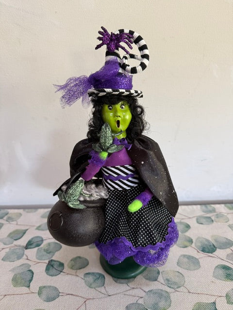 Redressed Purple Frog Witch Girl
