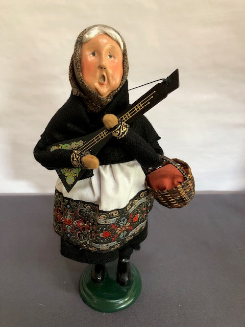 Baboushka Lady with instrument and basket