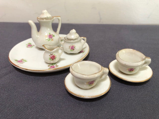 10pc teas set with tray