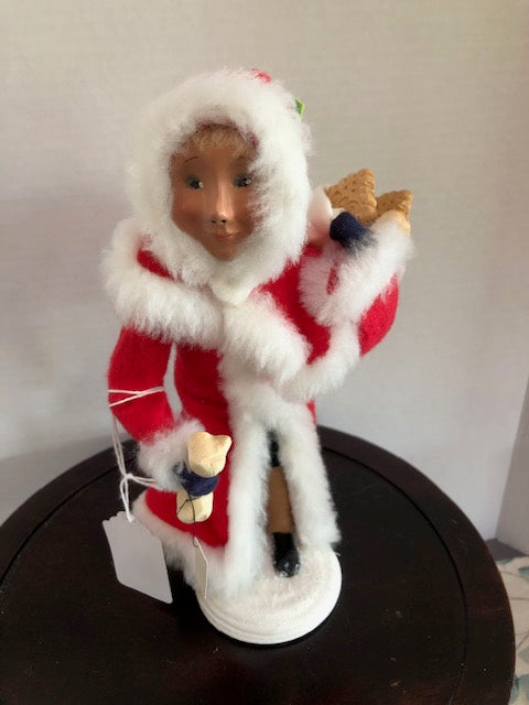 Fido's Christmas Woman with Dog Treats
