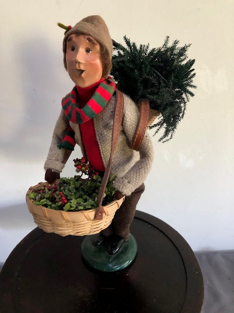 Christmas Greens Vendor Man