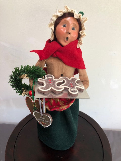 Gingerbread Vendor Woman with Tray