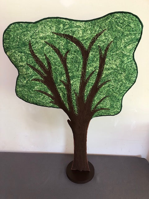 Summer Embroidered Tree
