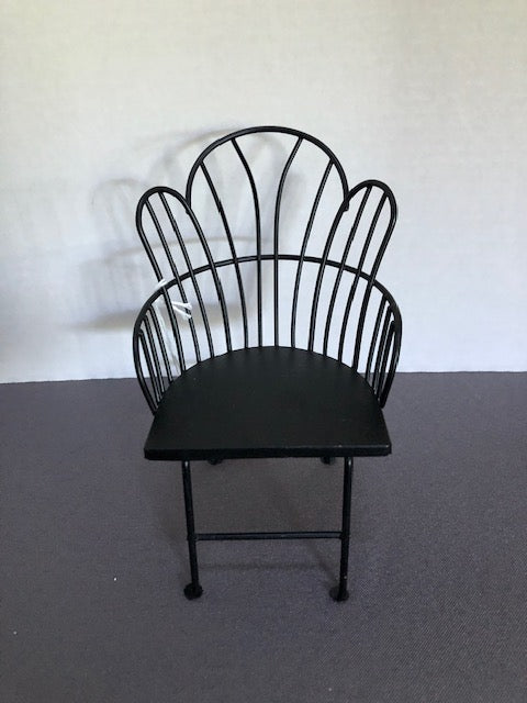 Black Metal Chair