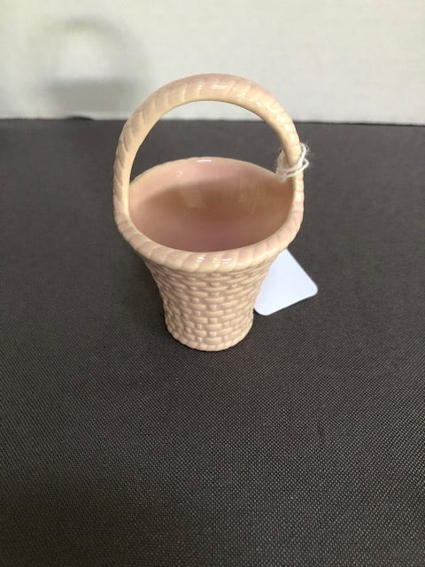 Pink Ceramic Basket
