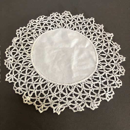 Vintage Lace Tablecloth