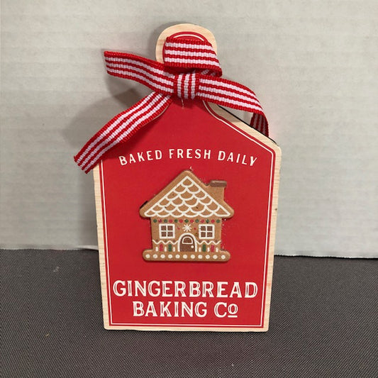 Gingerbread Baking Company Sign