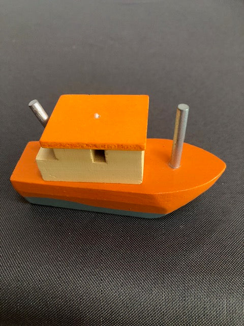 Orange Tug Boat