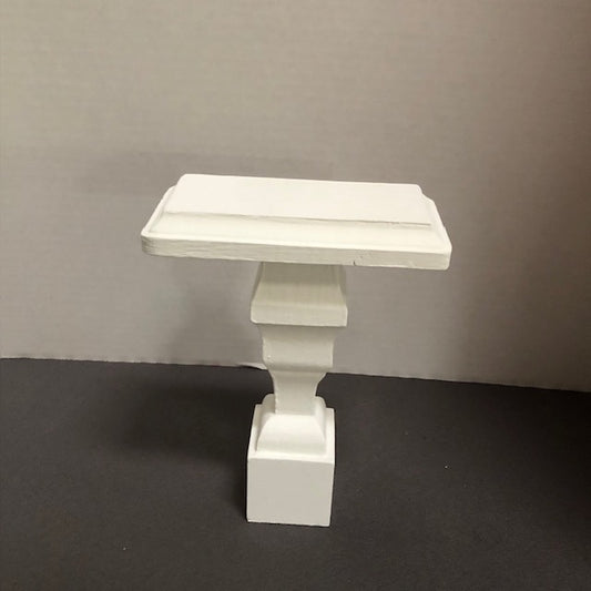 Tall WhitePedestal