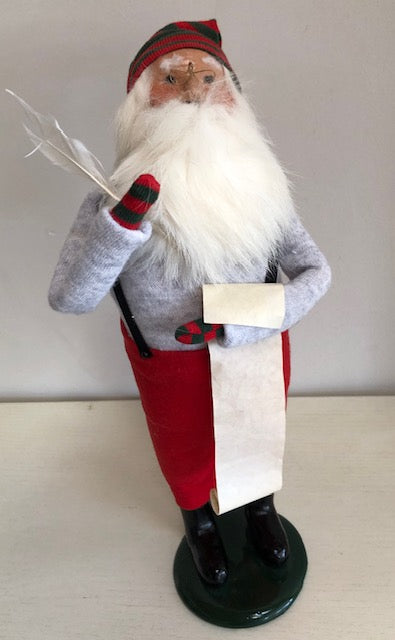 Workshop Santa with list