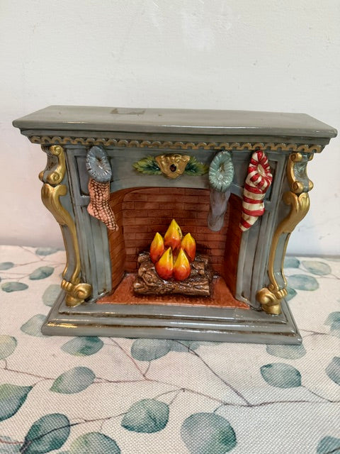Ceramic Christmas Fireplace