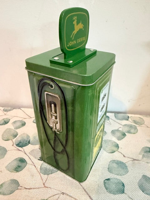 Tin John Deere Gas Pump