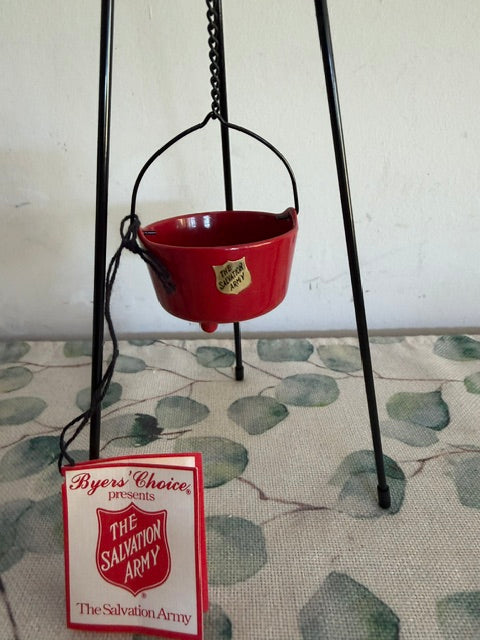 Byers Salvation Army Collection Bucket Stand
