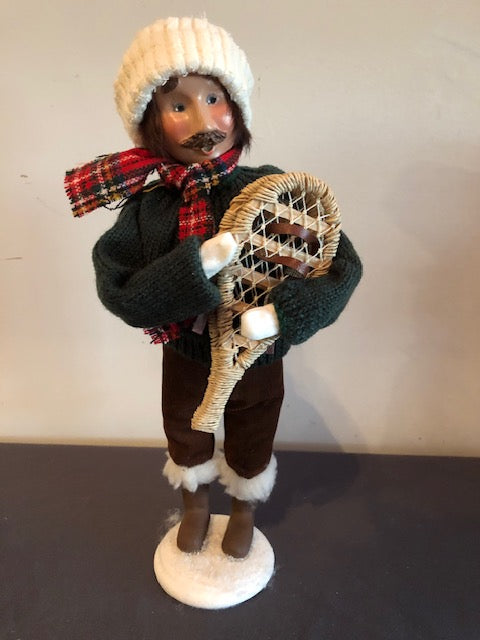 Man with Snowshoes