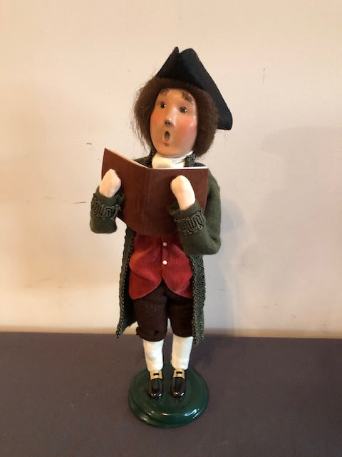 Williamsburg Man with Book