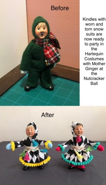 Redressed Toddler Polichinelle in Pink