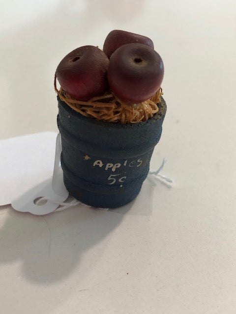 Small Wooden Apple Barrel