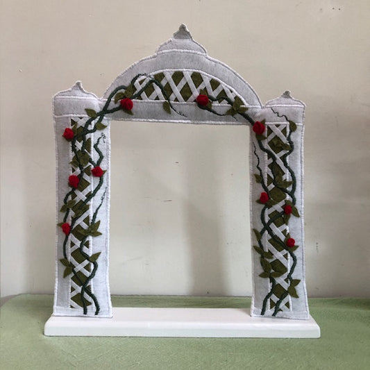 Red Rose Pergola